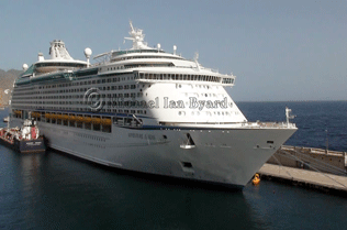 Adventure of the Seas bow view